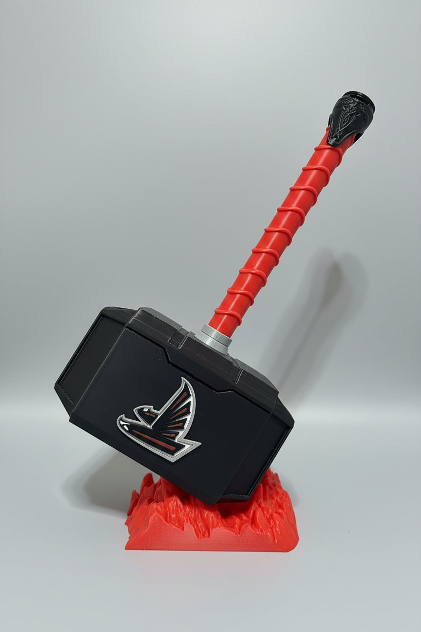 Red and Black Hammer